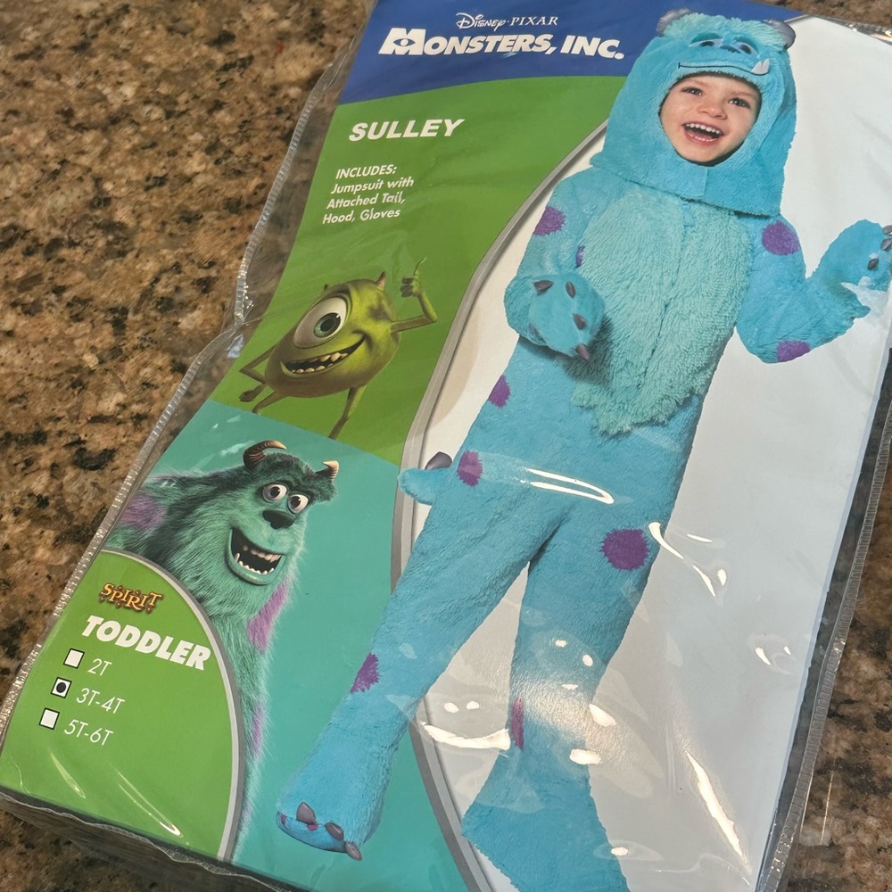Sulley Monsters inc costume 3T-4T